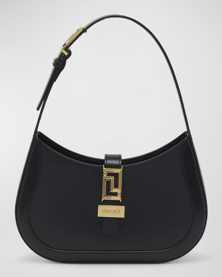 Greca Small Leather Hobo Bag | Neiman Marcus