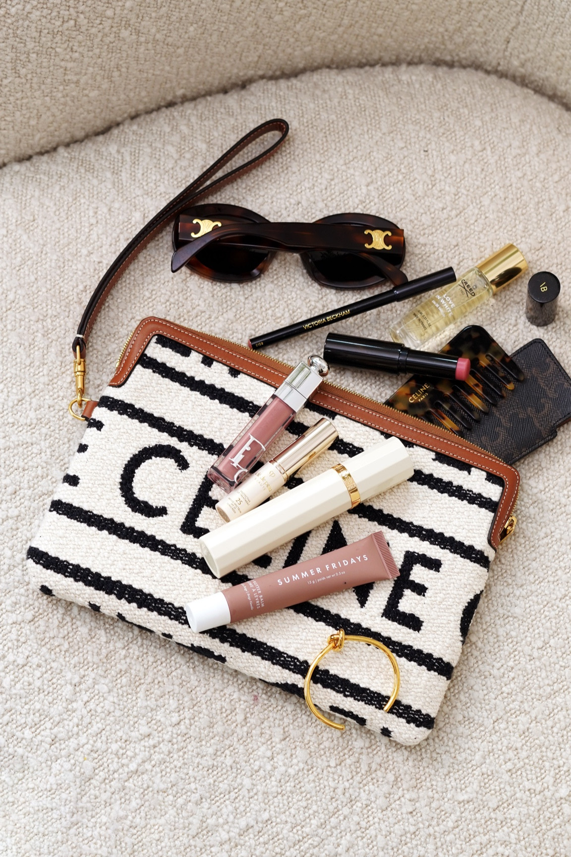 What’s in my bag, Celine Pouch is sold out but linked a few similar styles