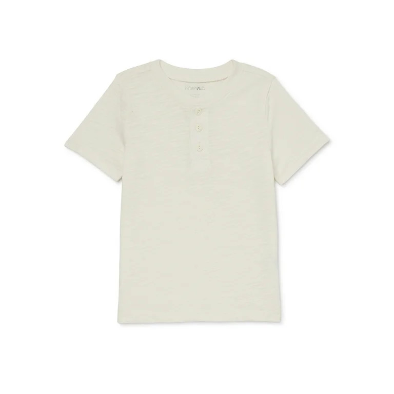 Garanimals Toddler Boy Short Sleeve Henley T-Shirt, Sizes 18M - 5T | Walmart (US)