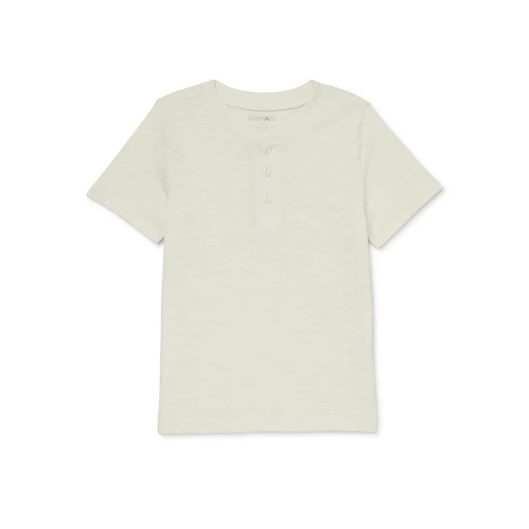 Garanimals Toddler Boy Short Sleeve Henley T-Shirt, Sizes 18M - 5T | Walmart (US)