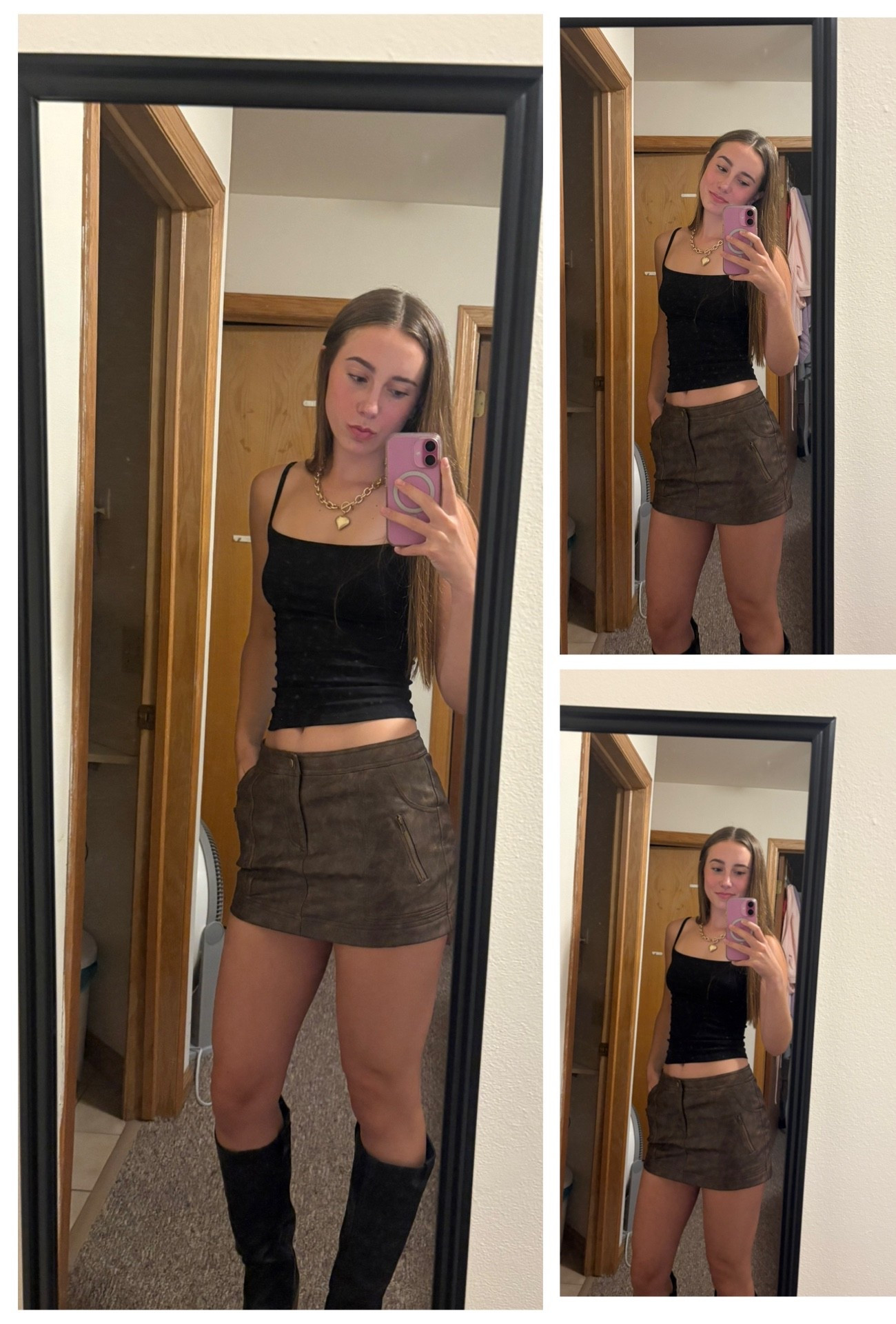 Warm fall night out outfit 
Tank - true to size (S)
Skirt - from Pitaya boutique in Madison, WI -  true to size (S)
Boots - true to size (8)


#LTKFindsUnder100 #LTKSeasonal #LTKShoeCrush