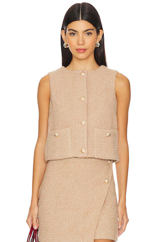 Felicia Vest in Camel | Revolve Clothing (Global)