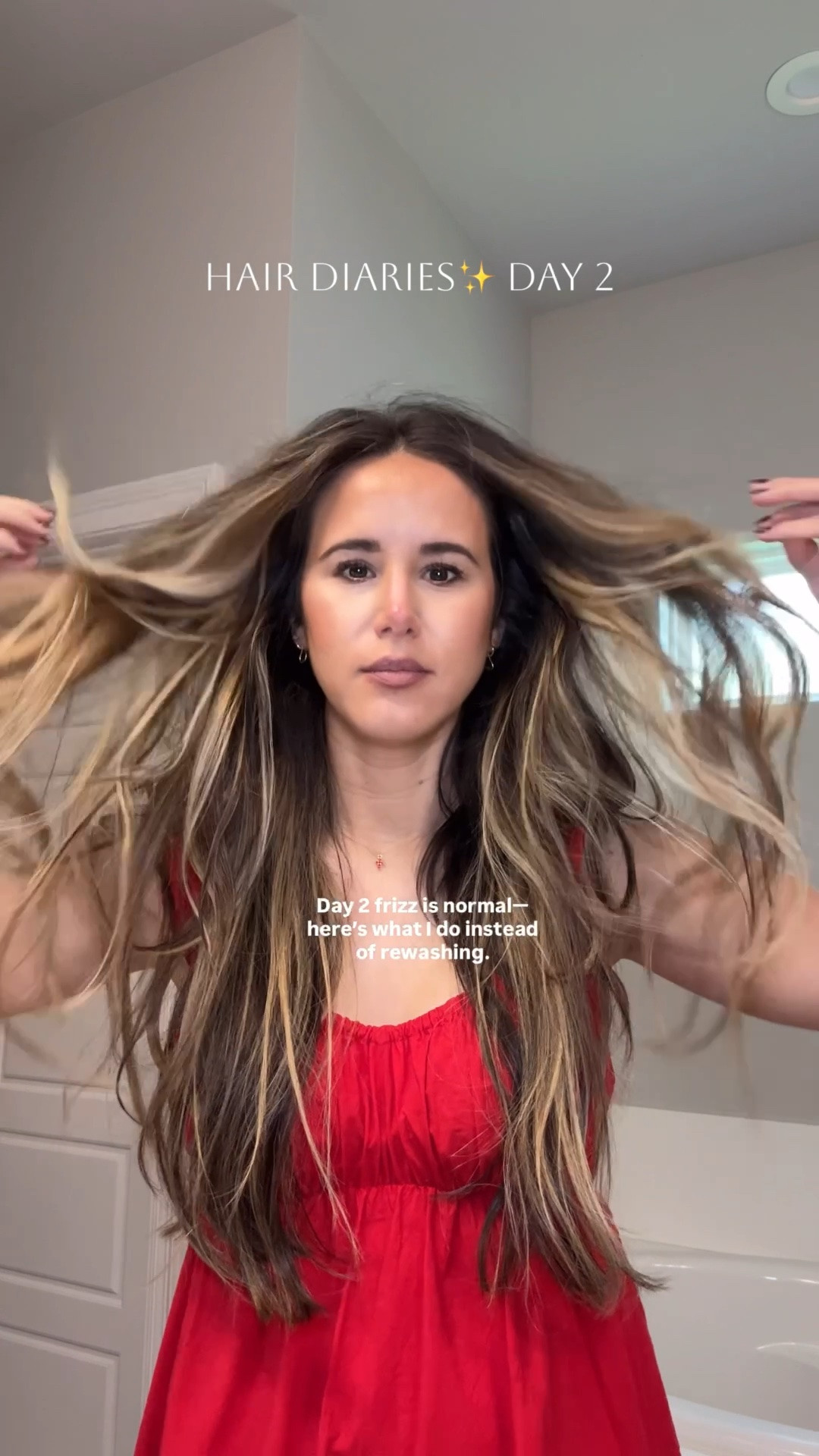 Rounding up my day 2 hair care lineup to keep the hair fresh in my 5 min refresh! Tame the frizz🙌

Be sure to wipe the access off the Defrizz mascara brush before applying 

Hair must haves, hair care routine, hair growth, hair health

#LTKgrwm #LTKdayinmylife #LTKBeauty