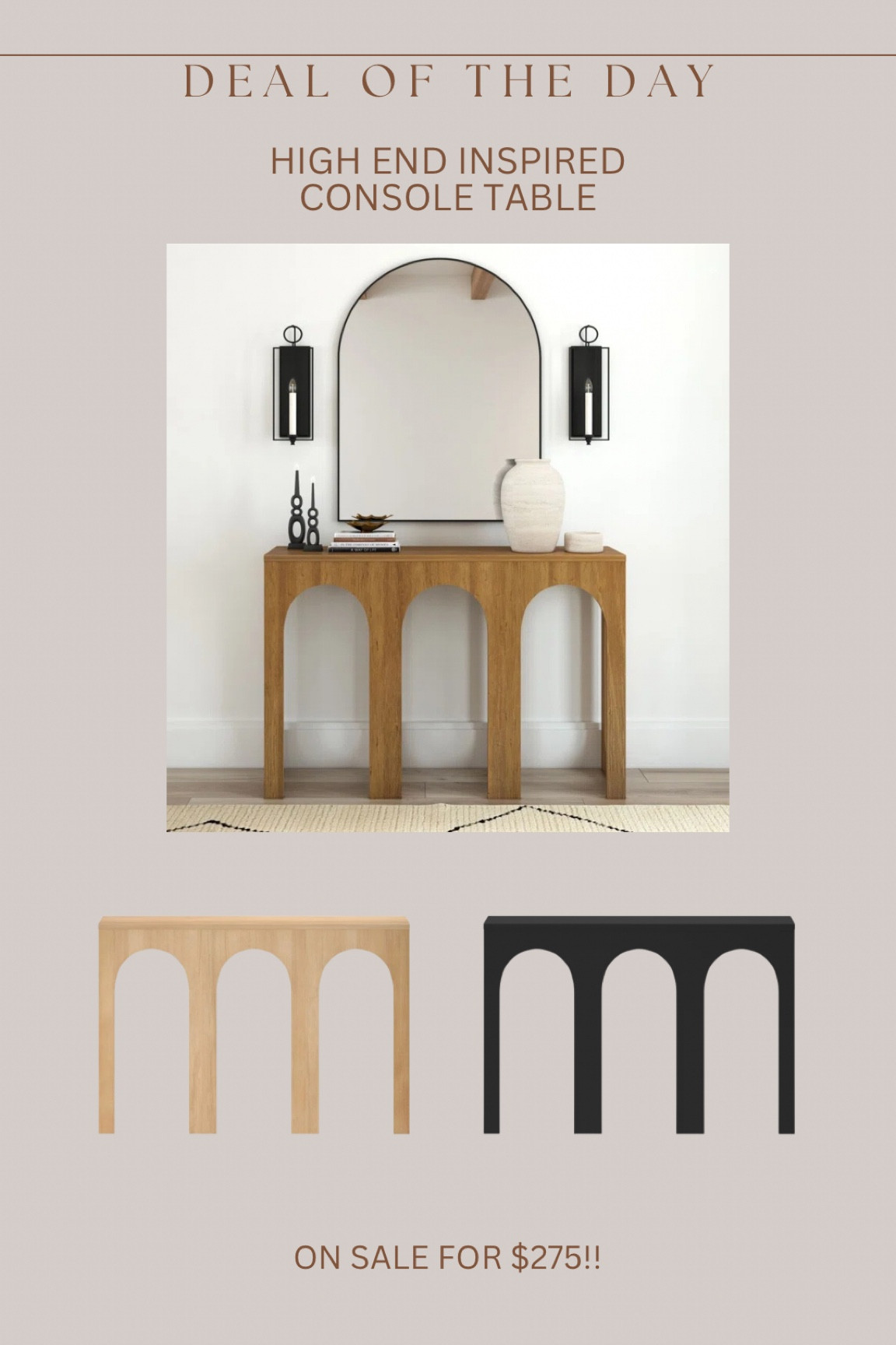 I’ve been watching this brand new console table & it’s finally on sale!!!! Great price for these details!

#LTKSaleAlert #LTKHome #LTKStyleTip