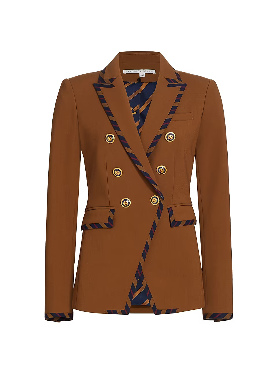 Miller Striped-Trim Dickey Jacket | Saks Fifth Avenue