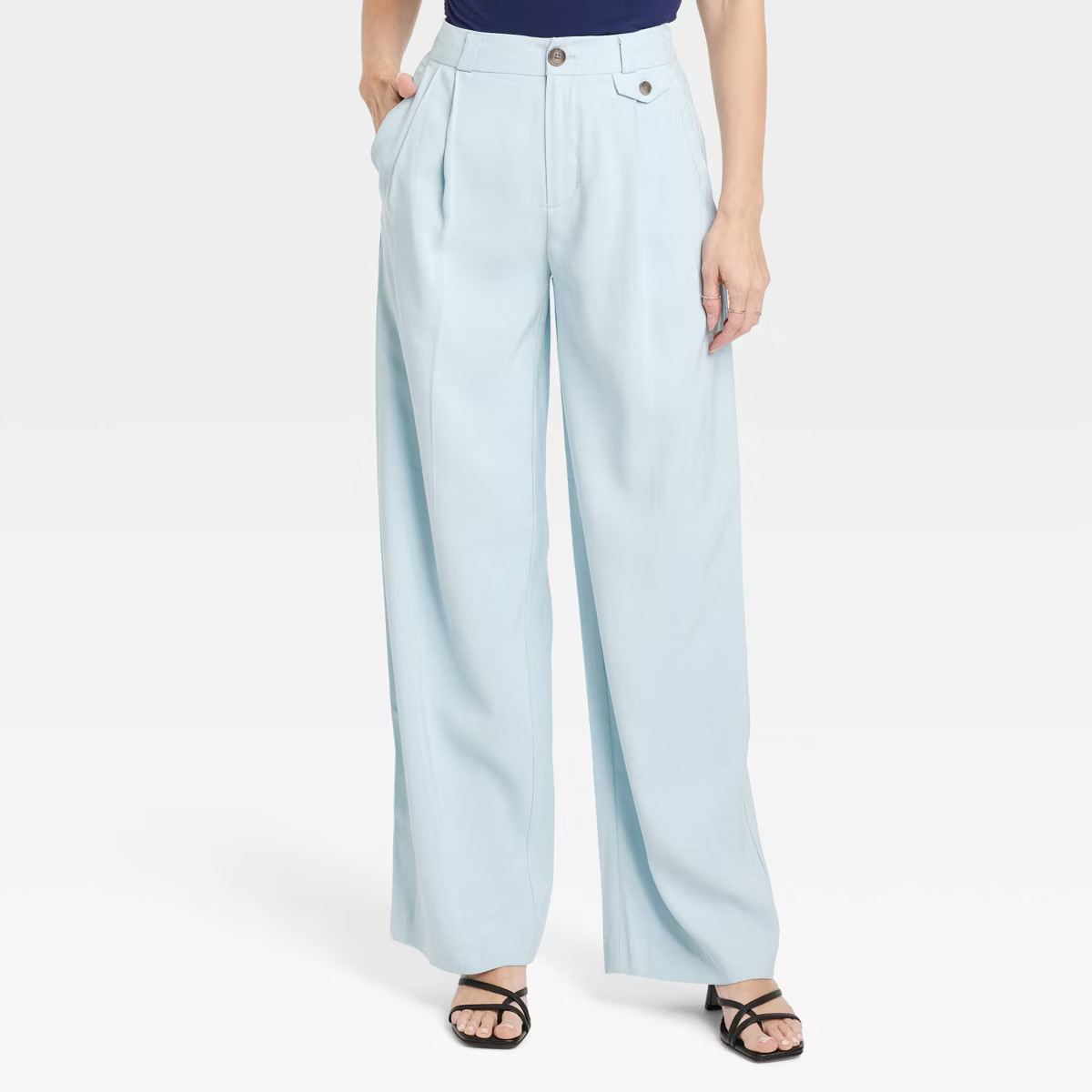 Women's High-Rise Relaxed Fit Baggy Wide Leg Trousers - A New Day™ | Target