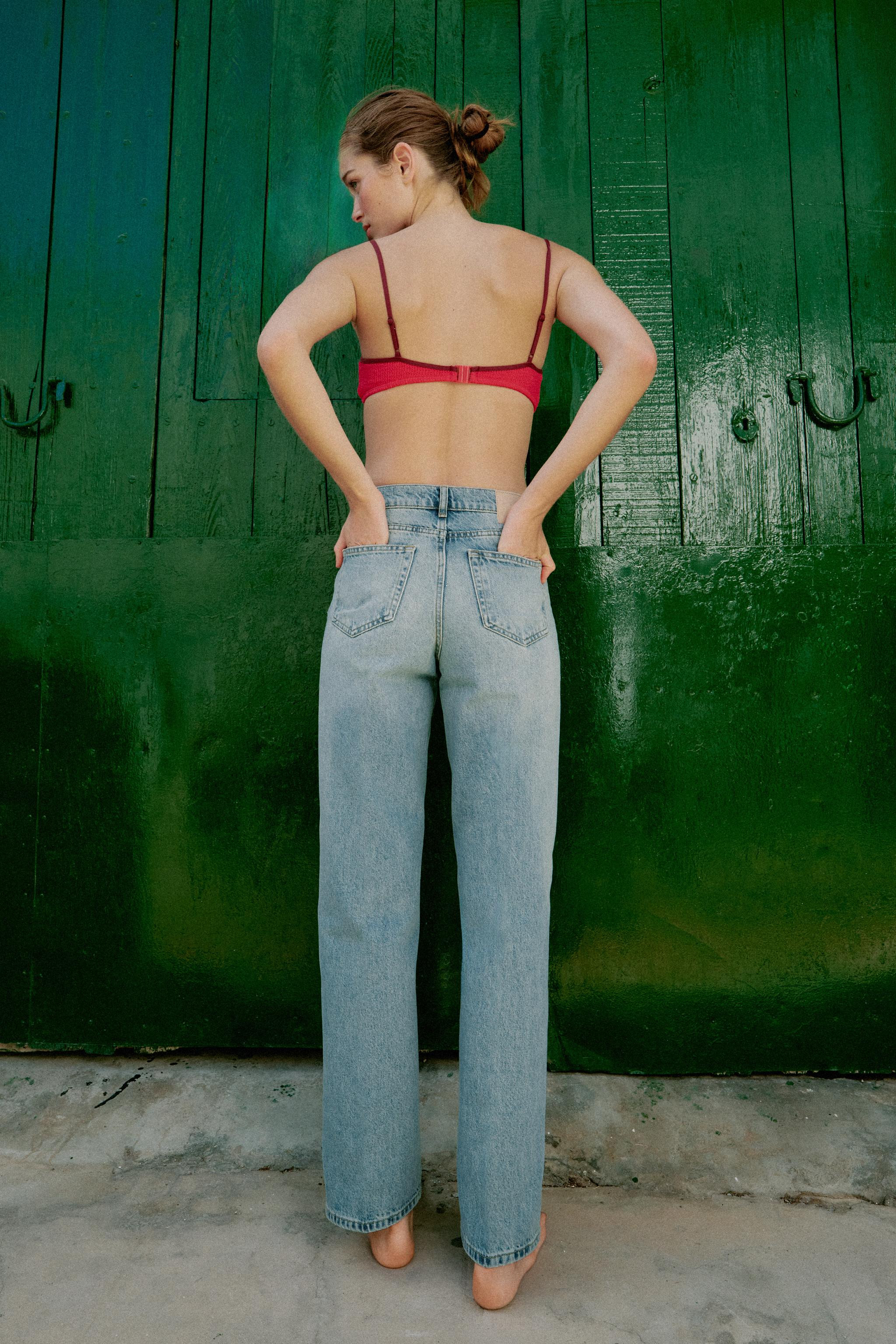 Z1975 STRAIGHT HIGH-WAIST JEANS | Zara AU