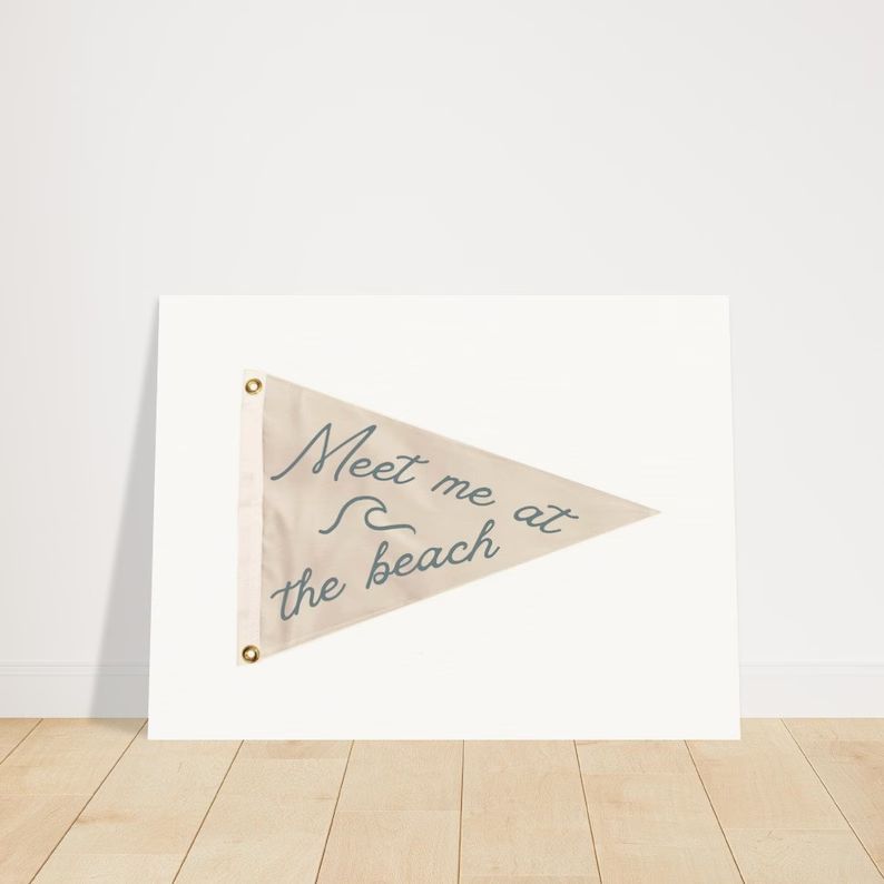 Meet Me at the Beach Art Print, Beach Decor, Coastal Decor, Coastal Wall Art, Beach House Decor, ... | Etsy (US)