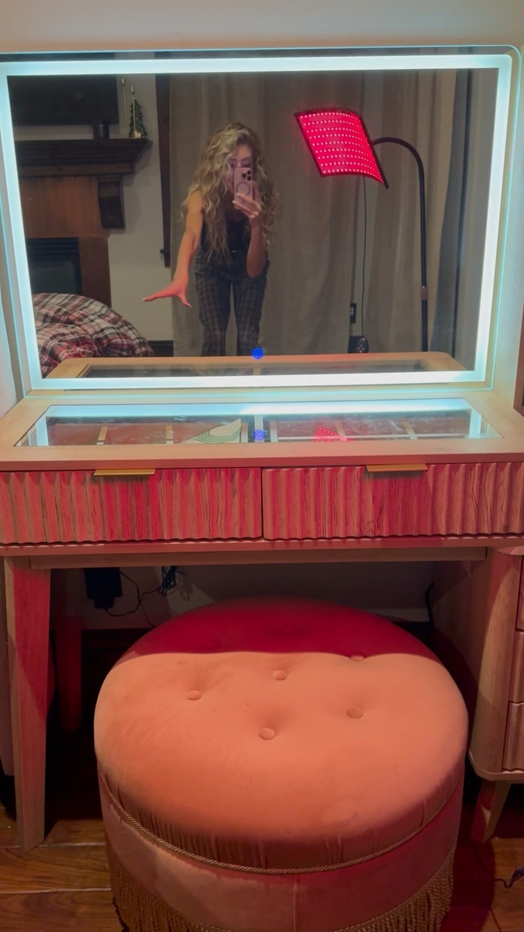 Nightstand Vanity basic girly edition 💋

#LTKU #LTKBeauty #LTKHome