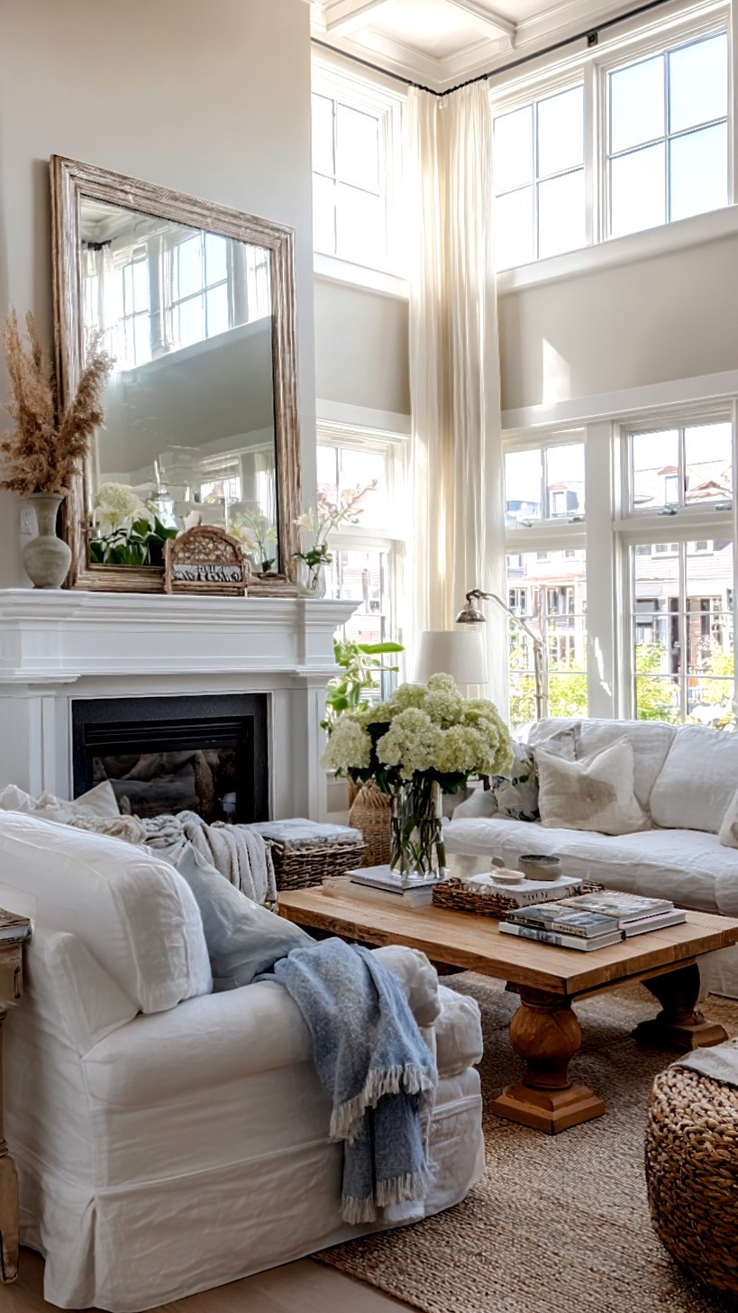 White living room ideas that feel warm, layered and livable 

#LTKSpringSale #LTKHome