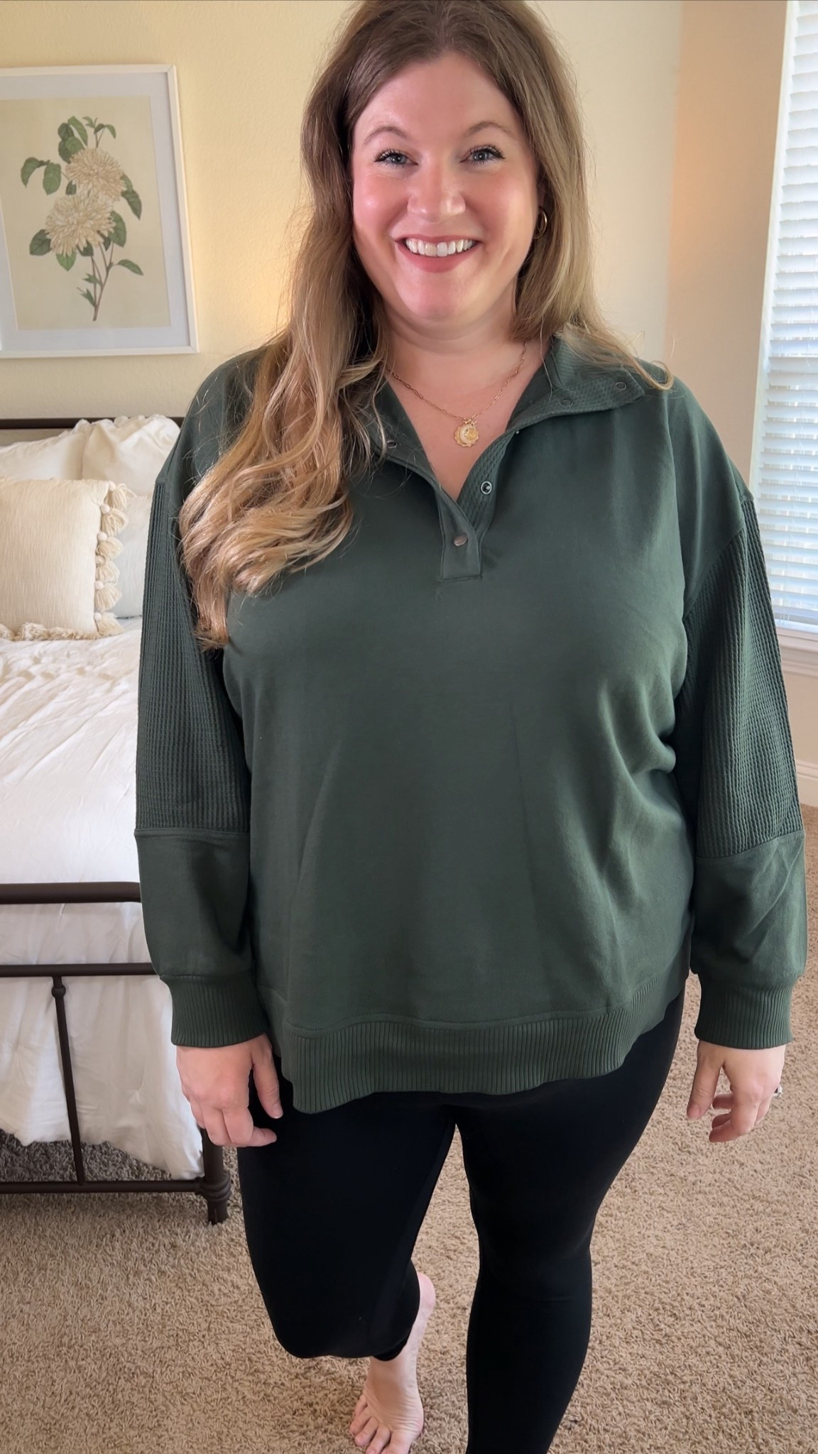 I like that this pullover has two different textures with the waffle knit details! It’s also NOT fleece lined so it’s not too hot. 

Comes in sizes 0X through 5X and I am in the 2XL. Comes in a few other colors as well  

#LTKStyleTip #LTKFindsUnder50 #LTKPlusSize
