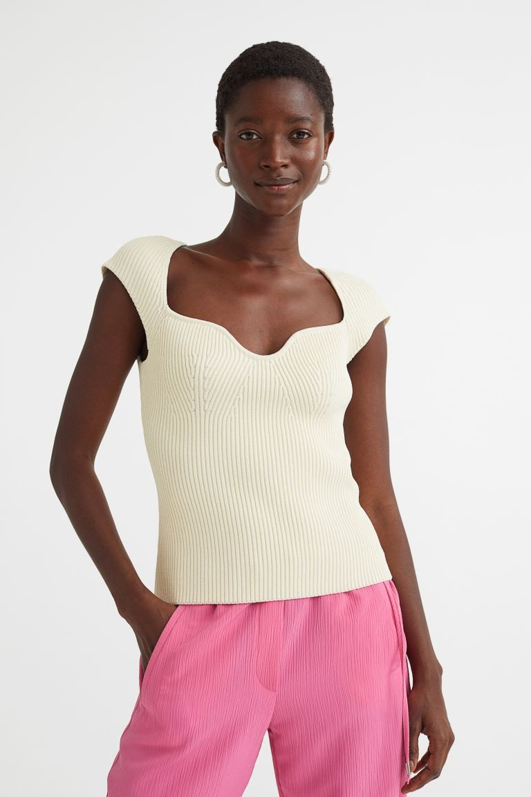 Rib-knit Top | H&M (US + CA)