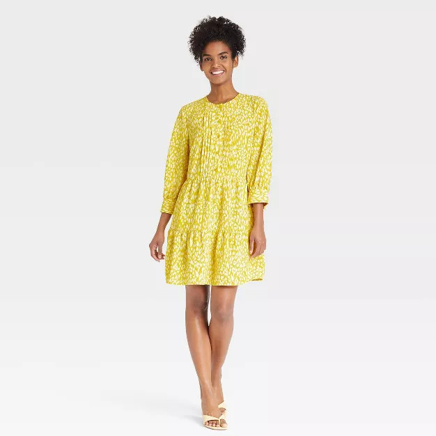 Women's Bishop 3/4 Sleeve Dress - Who What Wear™ | Target
