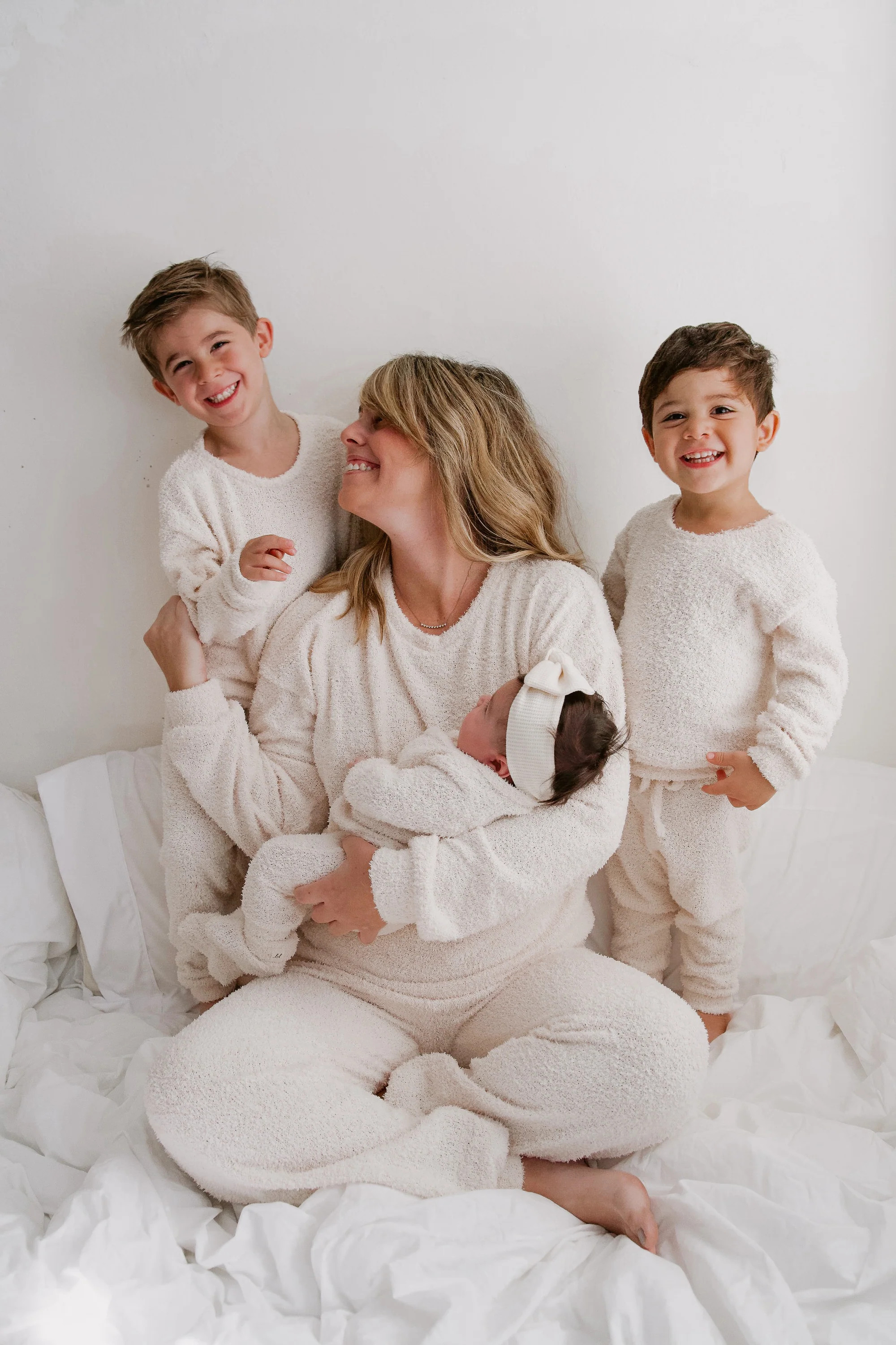 Luna + Luca Cozy Teddy Mama Set L / Cream | Luna + Luca