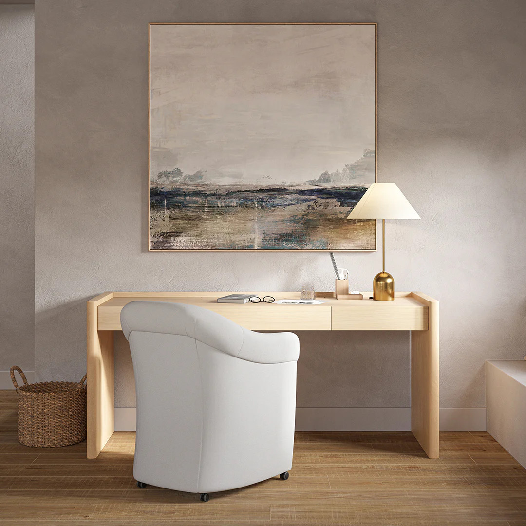 Torme 70" Desk - White Oak | Article
