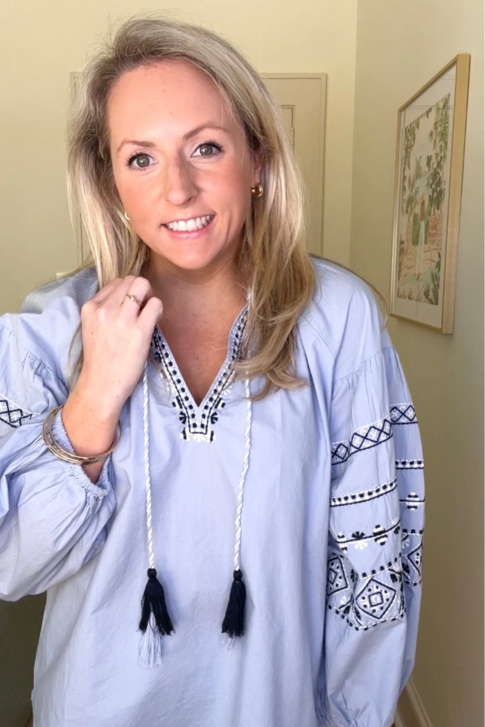 LOVED THIS TUNIC! I wanted it to be a little looser so I ordered up in a M! 

#LTKunder100