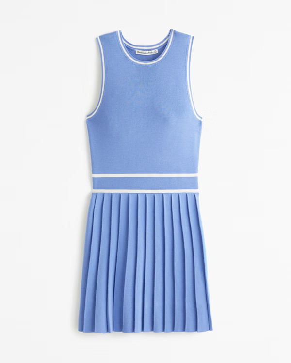Women's Pleated Mini Sweater Dress | Women's Dresses & Jumpsuits | Abercrombie.com | Abercrombie & Fitch (US)