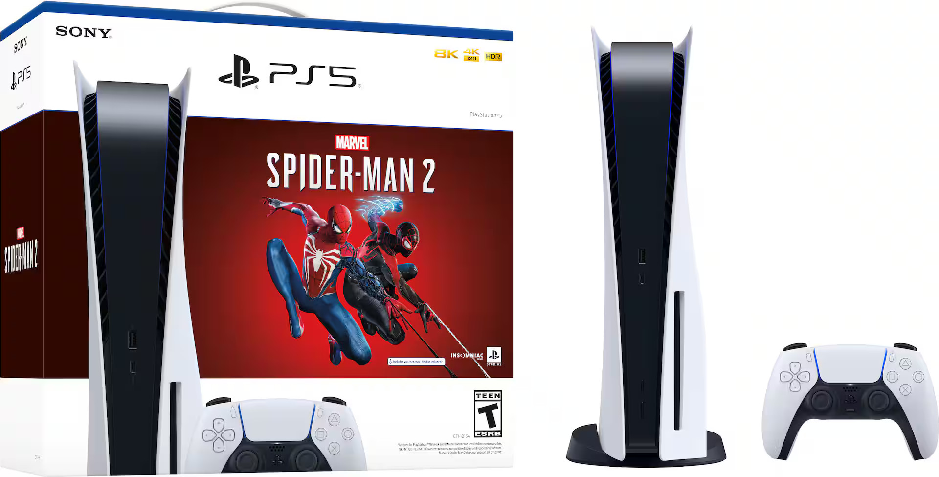 Sony PlayStation 5 Console – Marvel’s Spider-Man 2 Bundle White 1000037780 - Best Buy | Best Buy U.S.