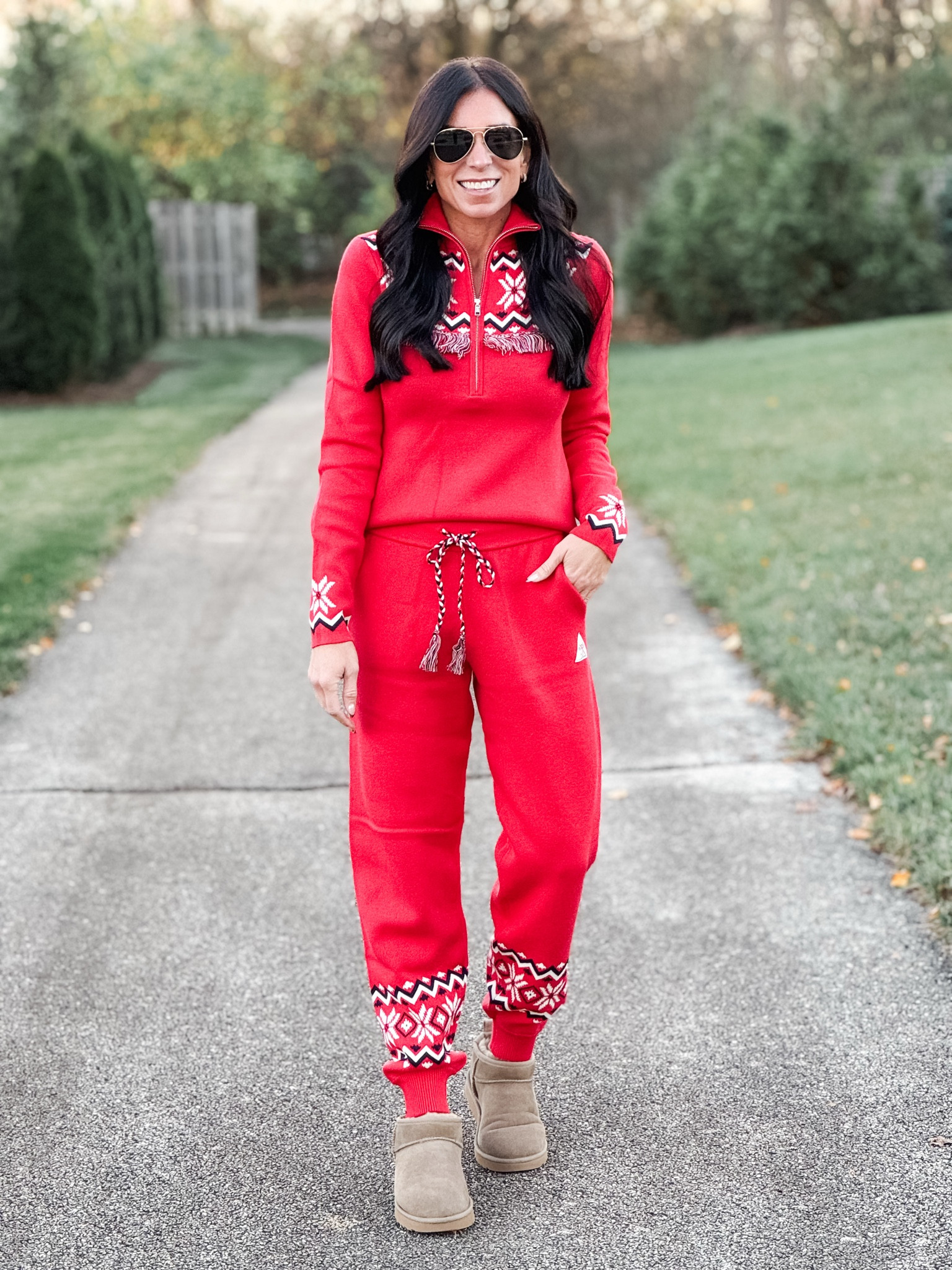 Small top and pants
Christmas cozies 
Apres ski

#LTKSeasonal #LTKHoliday #LTKStyleTip