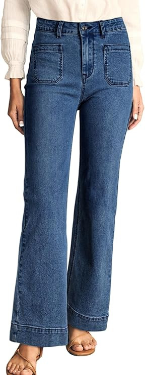 Astylish Women's Wide Leg Jeans High Waisted Stretchy Straight Leg Jeans Loose Trendy Denim Pants... | Amazon (US)