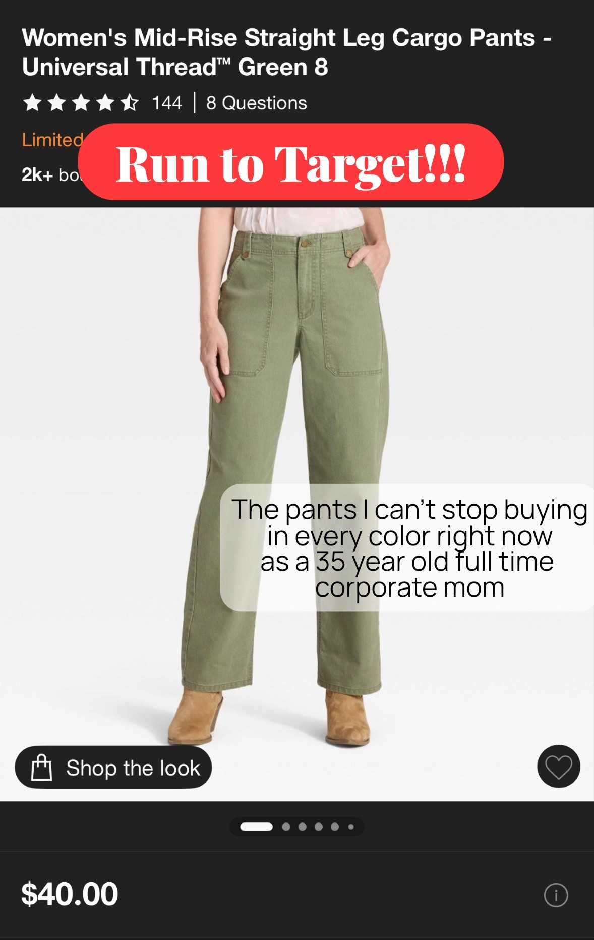 I am 5'3" and they fit so good! #target #petite #momootd #momoutfit #targetfind #pants #targetpants #clothes #trending #petiteootd

#LTKmomlife #LTKgrwm #LTKPetite