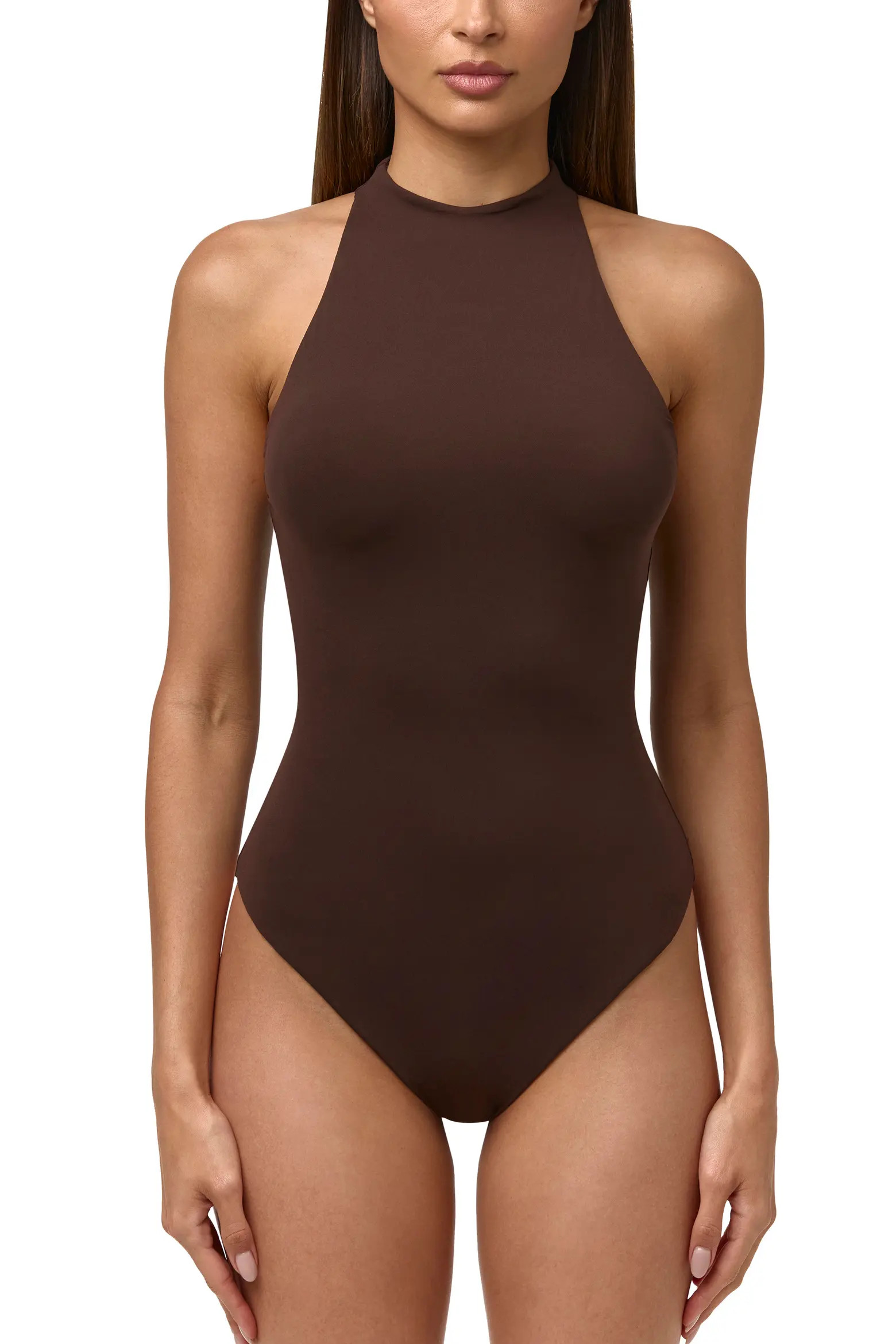 Naked Wardrobe Funnel Neck Racerback Bodysuit (Women) | Nordstrom | Nordstrom