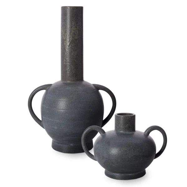 Kosel Ceramic 2 Piece Table Vase Set | Wayfair Professional