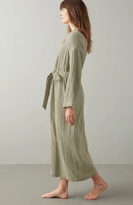 Sleep Cotton-Gauze Robe | J. Jill