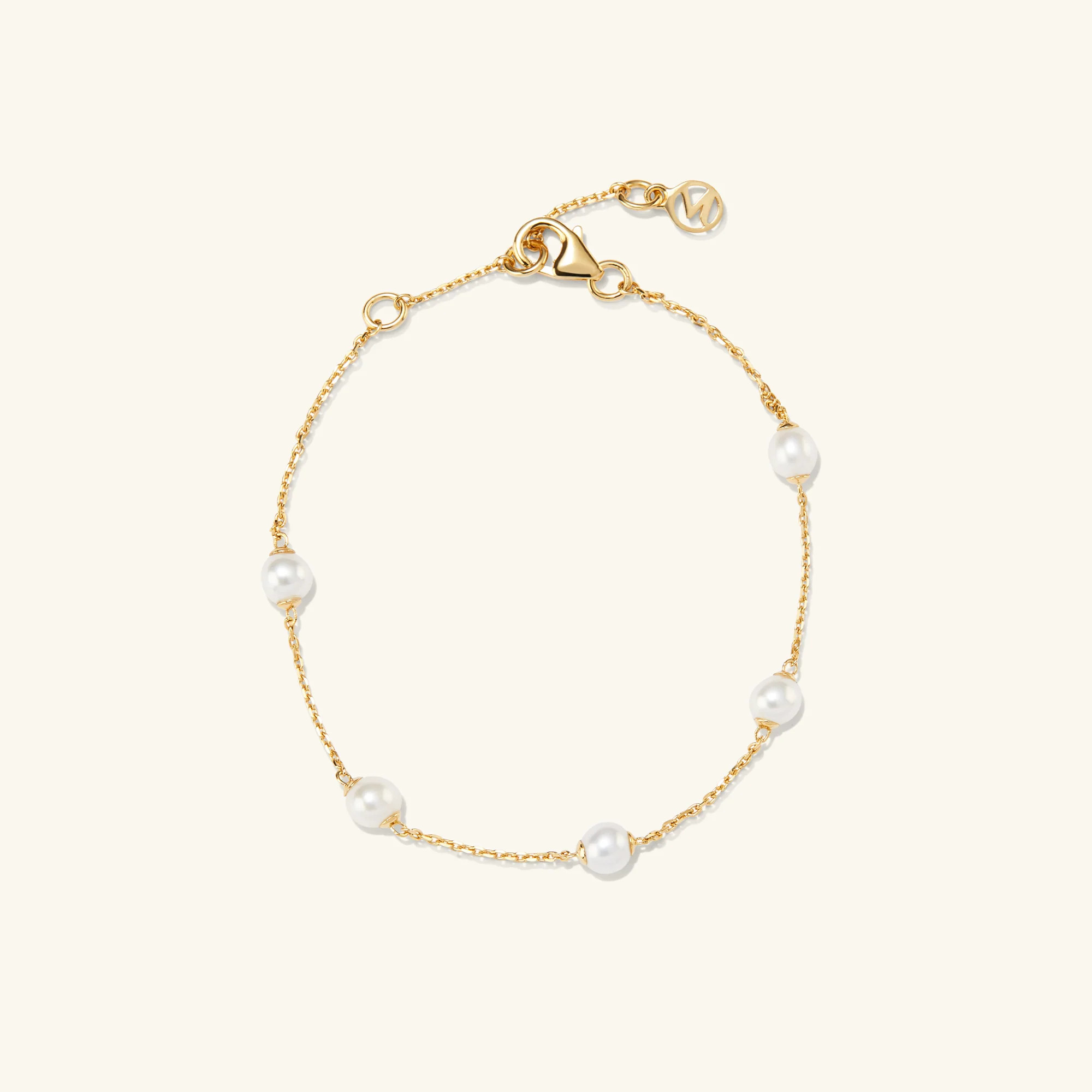 Mini Pearl Satellite Bracelet | Mejuri Fine Crew