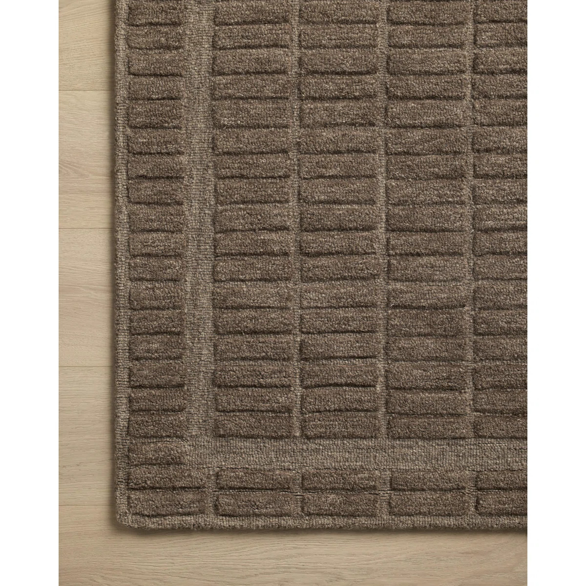 Chris Loves Julia x Loloi Bradley Cocoa / Cocoa Area Rug | Wayfair North America