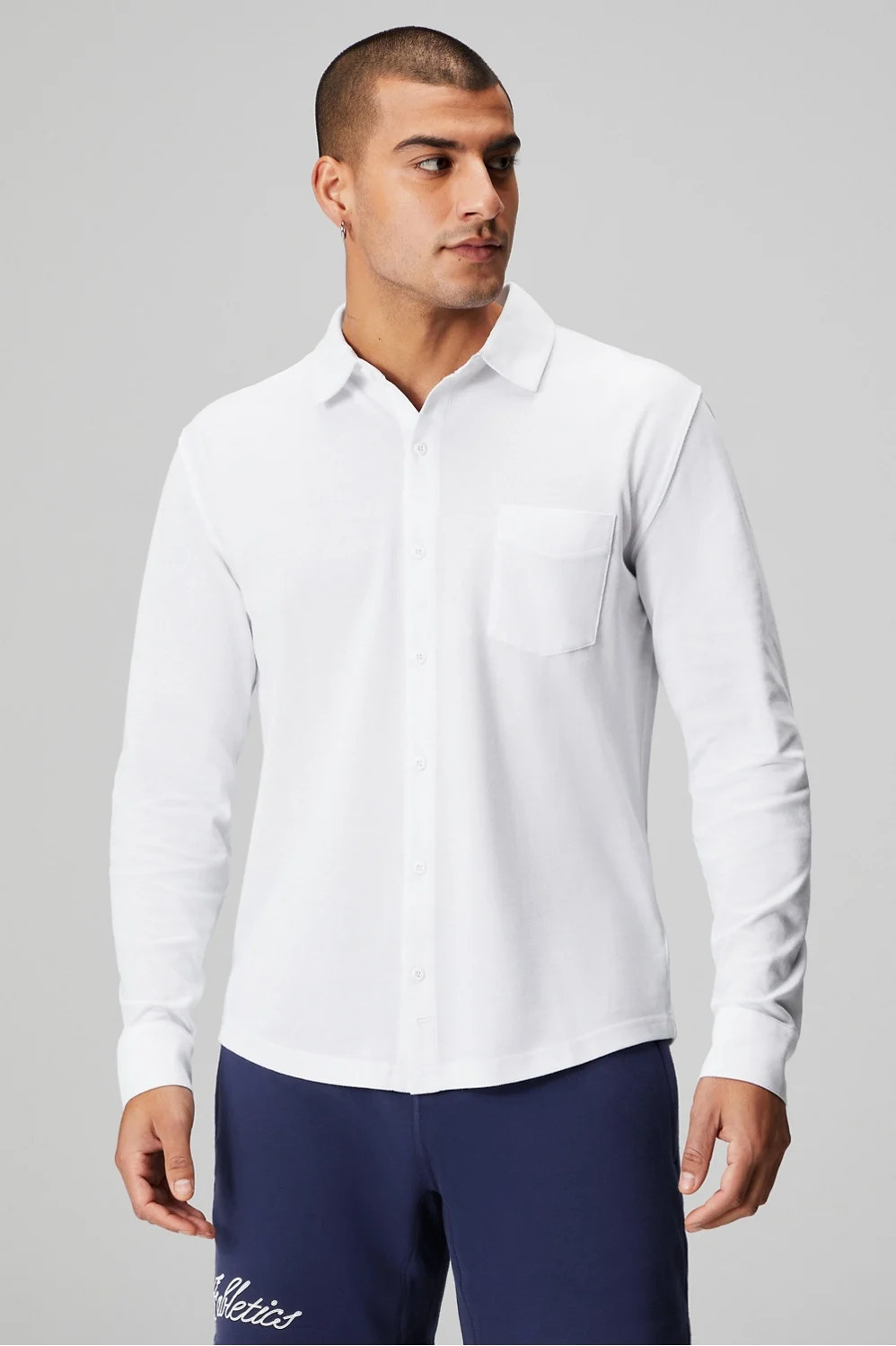 The Dash Long Sleeve Button Up | Fabletics - North America