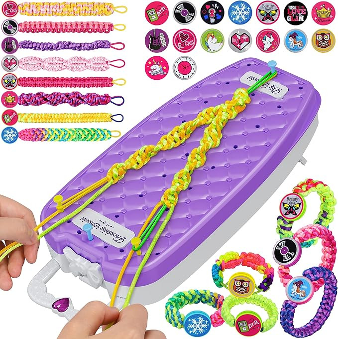 Dpai Friendship Bracelet Making Kit for Girls,DIY Arts and Crafts Toys,Jewelry String Maker Kit,T... | Amazon (US)