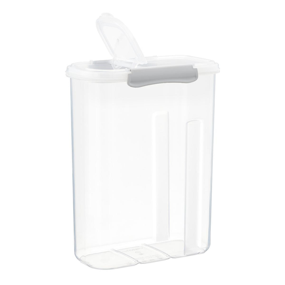 Grey Plastic 4.5 qt. Cereal Container | The Container Store