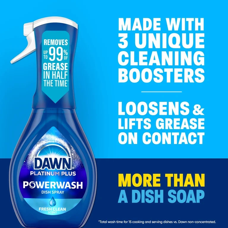 Dawn Platinum Plus Powerwash Dish Spray Tropical Scent, 16 oz. Bottle | Walmart (US)