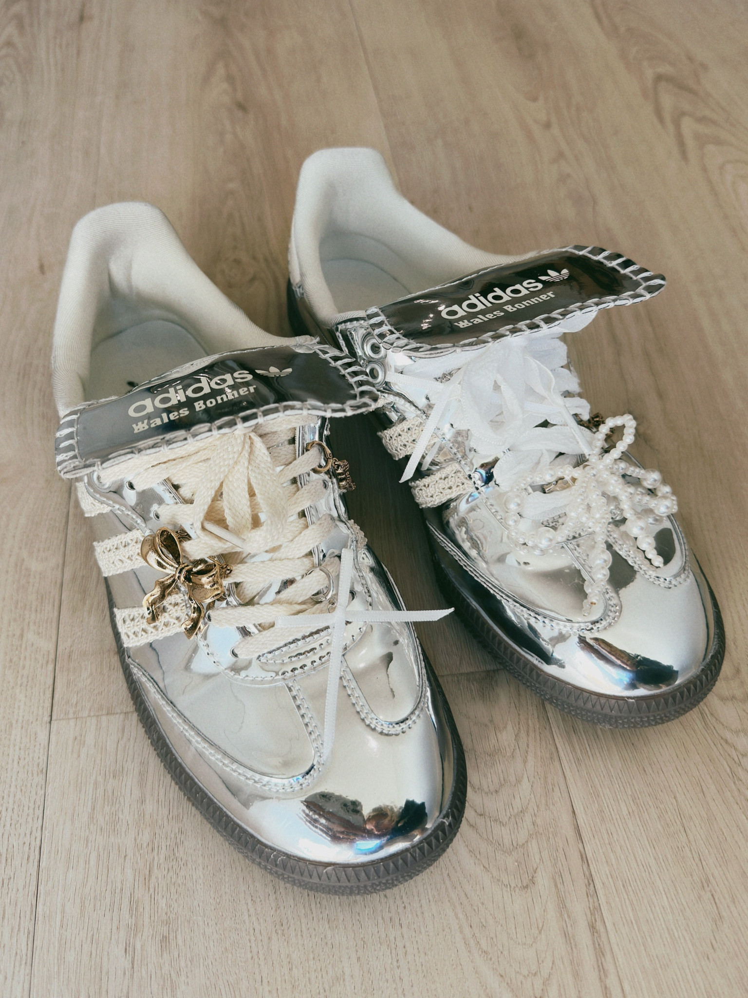 sneaker charms and laces DIY 👟🤩 

free people, sambas, adidas, wales bonner

#LTKShoeCrush
