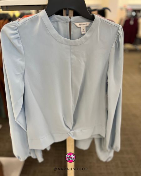 Who says fashion has to be complicated? Get ready for some serious fall vibes with this amazing twist front top from Nine West! This ultra-chic top is a must-have for any wardrobe, and the long sleeve keeps you cozy all season long. #fallfashion #womenswear #ninemwest #longsleevetop #ultrachic #musthavepiece #runwayready #statementpiece  #styleinspo #ootdready

#LTKfit #LTKstyletip #LTKSeasonal