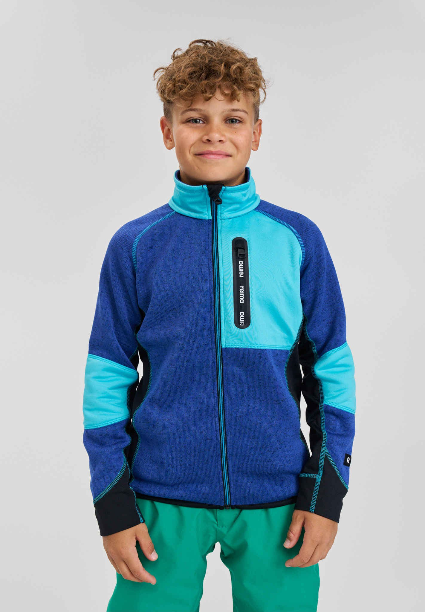 Reima Liukuen - Kids' Seawool® Fleece Jacket | Reima Oy