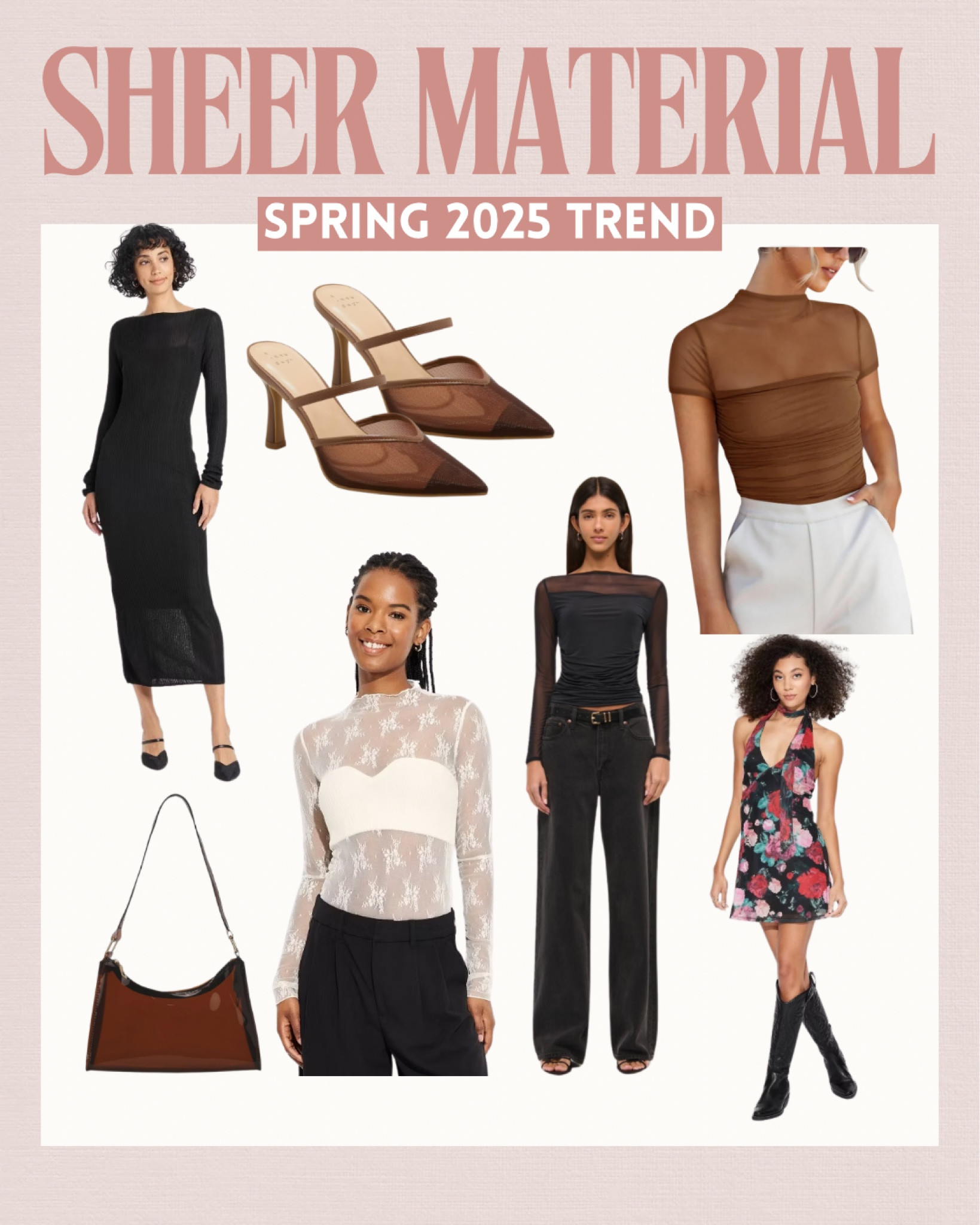 Sheer fabric, sheer material trending for spring 2025

#LTKSeasonal #LTKFindsUnder50 #LTKStyleTip