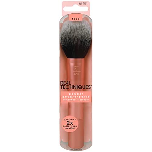 Real Techniques Ultra Plush Powder Makeup Brush, For Loose or Pressed Setting Powder and Mineral Fou | Amazon (US)