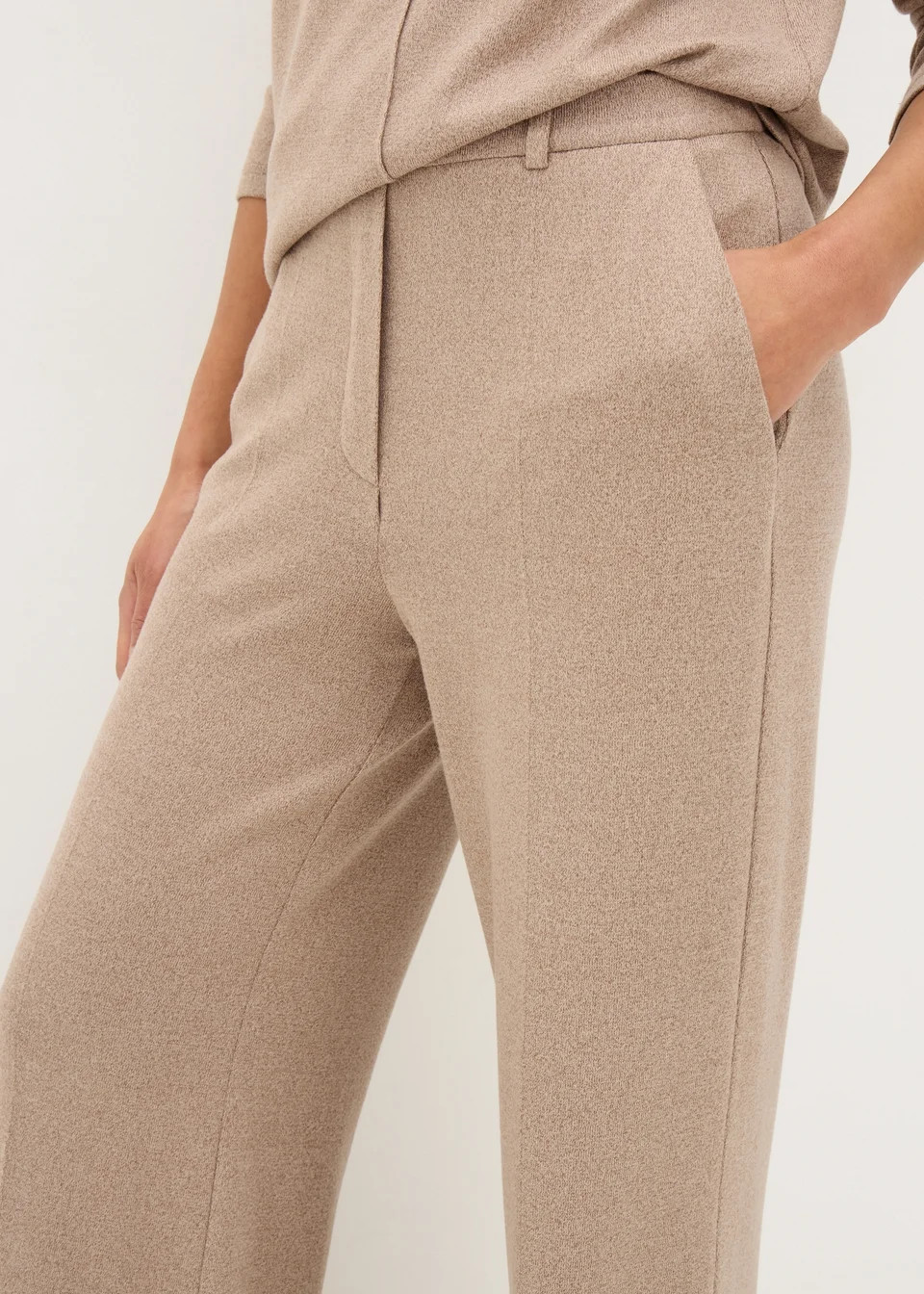 Et Vous Camel Wide Leg Trousers | Matalan (UK)
