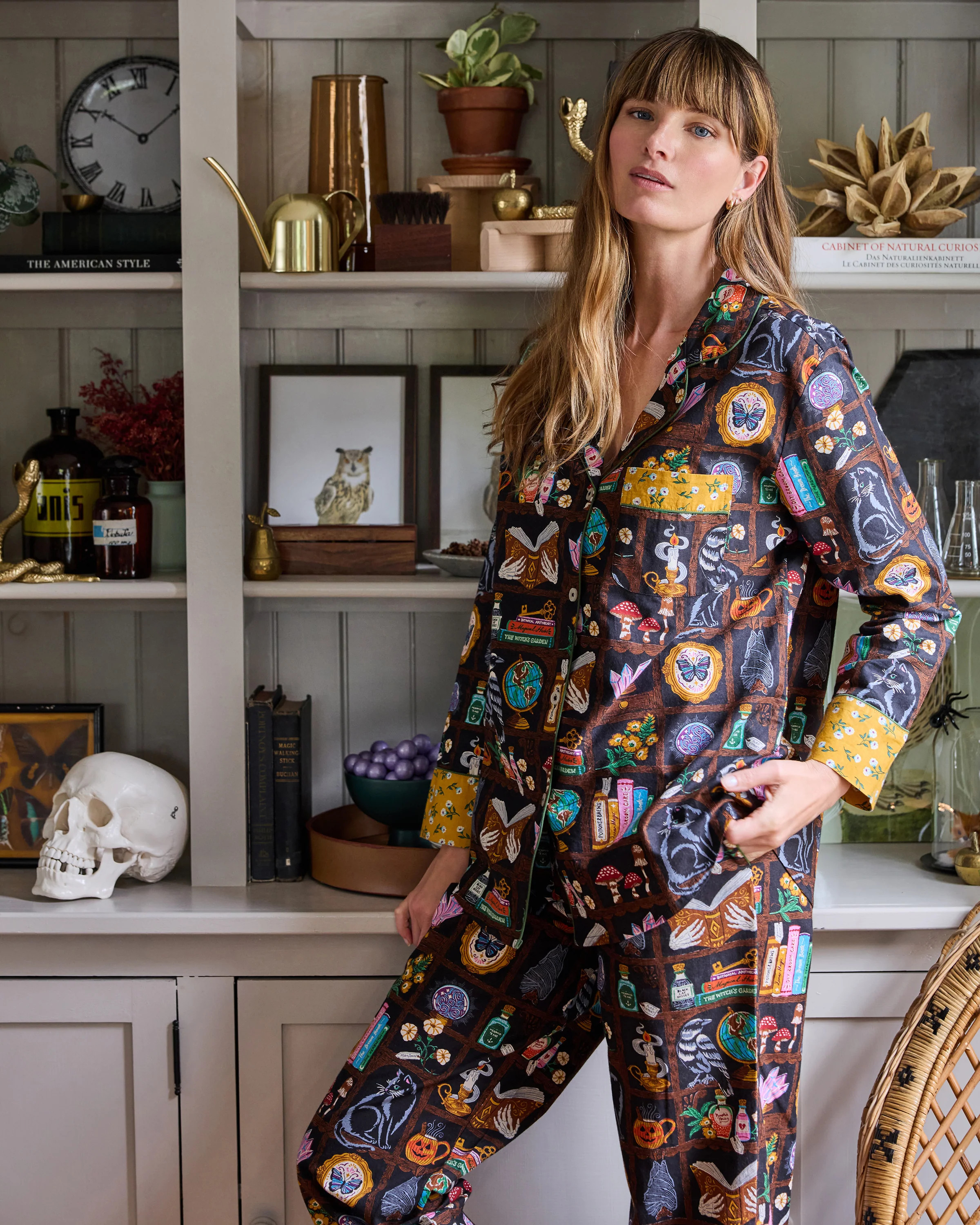 Enchanted Study - Long PJ Set - Obsidian | Printfresh