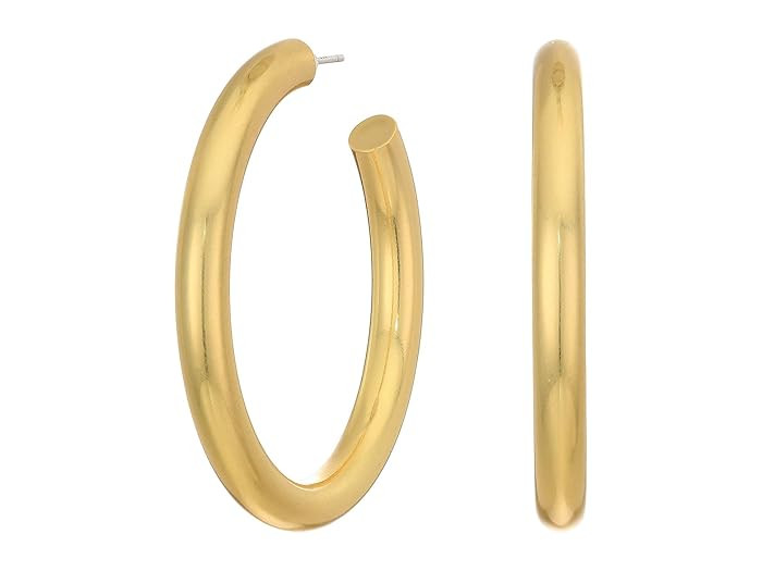 Madewell Chunky Oversized Hoop Earrings (Vintage Gold 1) Earring | Zappos