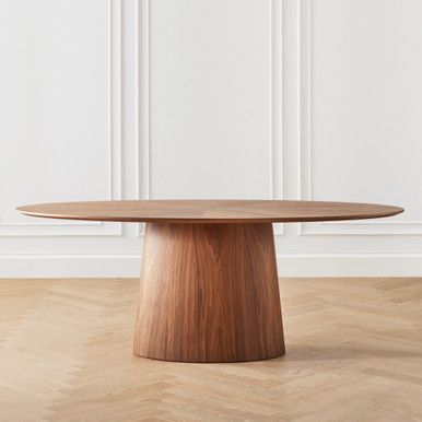 Athena Oval Dining Table - Walnut | Z Gallerie