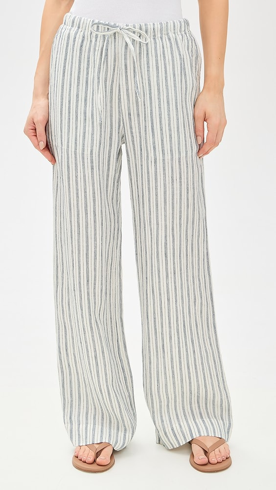 Faherty Santa Cruz Linen Wide Leg Pants | Shopbop | Shopbop