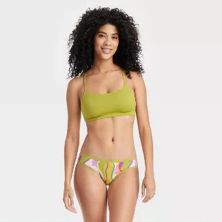 Women's Comfort Cotton Bikini Underwear - Auden™ Swirl Print | Target