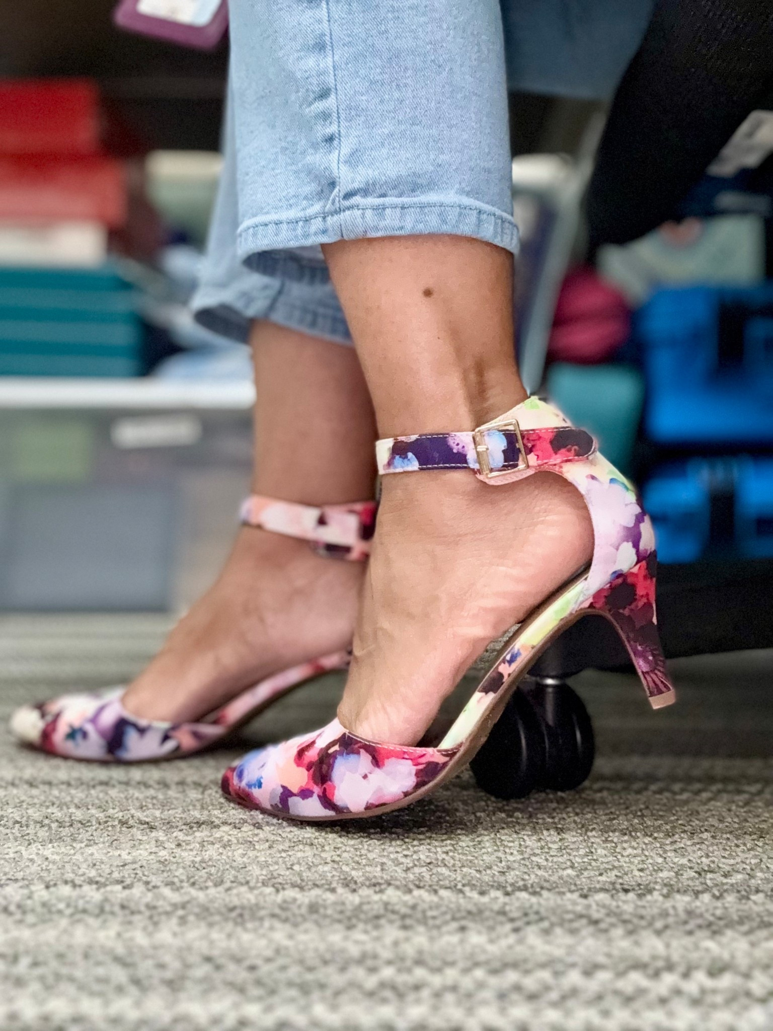 Stepping into spring with these gorgeous floral block-heel ankle-strap pumps! 🌸 Loving how they add a pop of color and a touch of elegance to a casual denim look. Perfect for brightening up any outfit! 

Tagged similar styles and some that I can’t wait to get for myself and try 


#LTKMothersDay #LTKOver40 #LTKWorkwear
