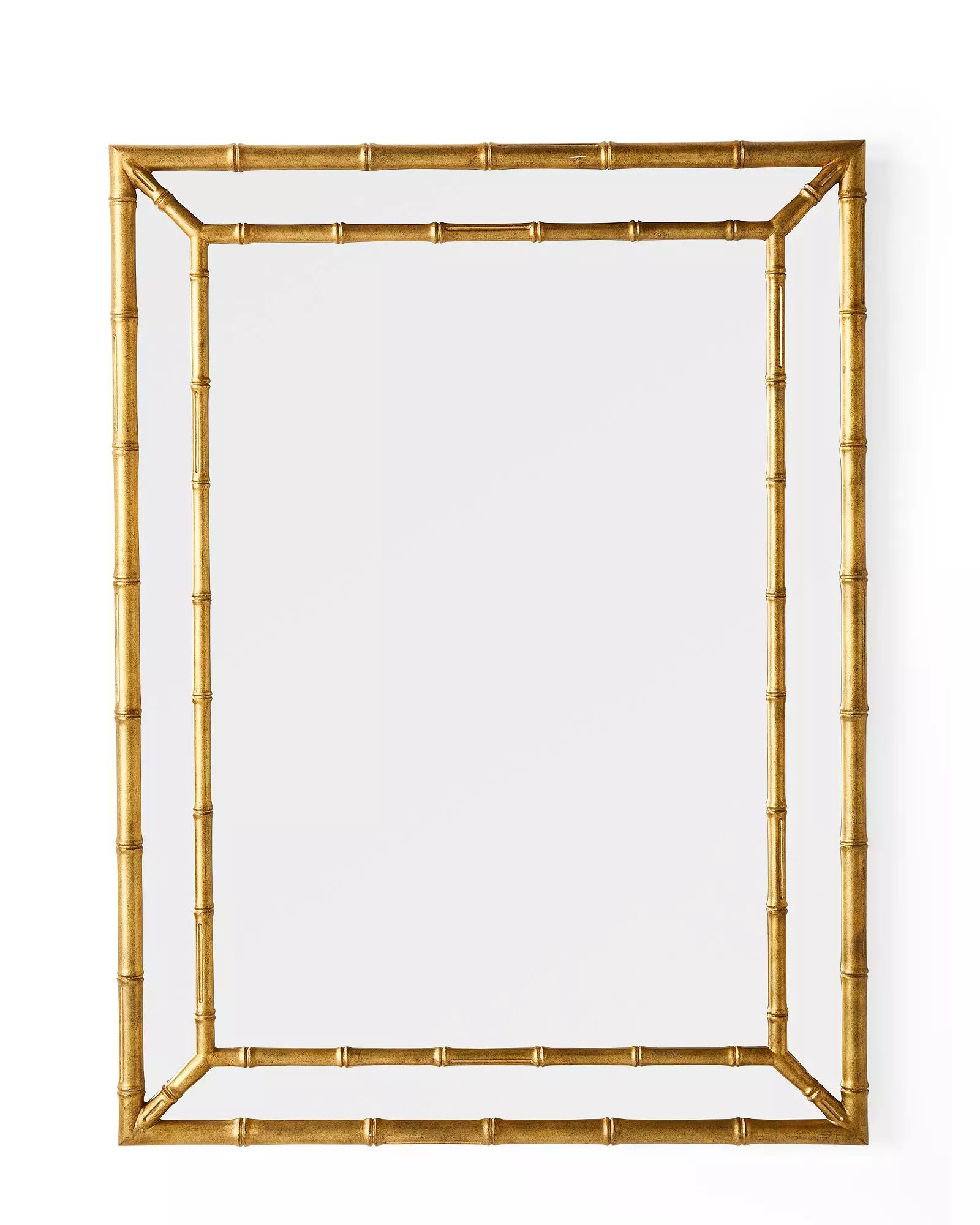 Gilded Bamboo Mirror | Serena and Lily