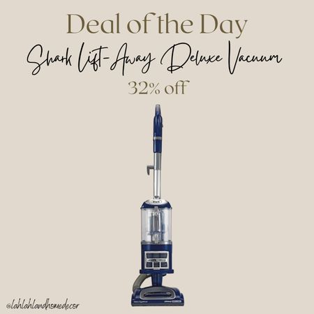 Todays Amazon Deal of the Day find is the Shark lift away upright deluxe vacuum cleaner! currently save 32% off! Special features include : bagless, portable, corded, HEPA filtration! @amazon #amazonhomefinds #springcleaning 

#LTKhome #LTKGiftGuide #LTKsalealert