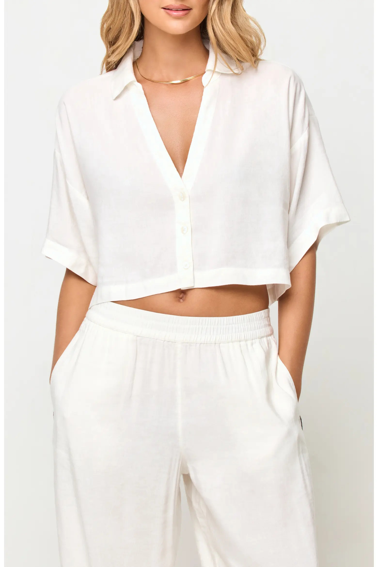 LSPACE Kitt Cropped Cover-Up Top (Women) | Nordstrom | Nordstrom