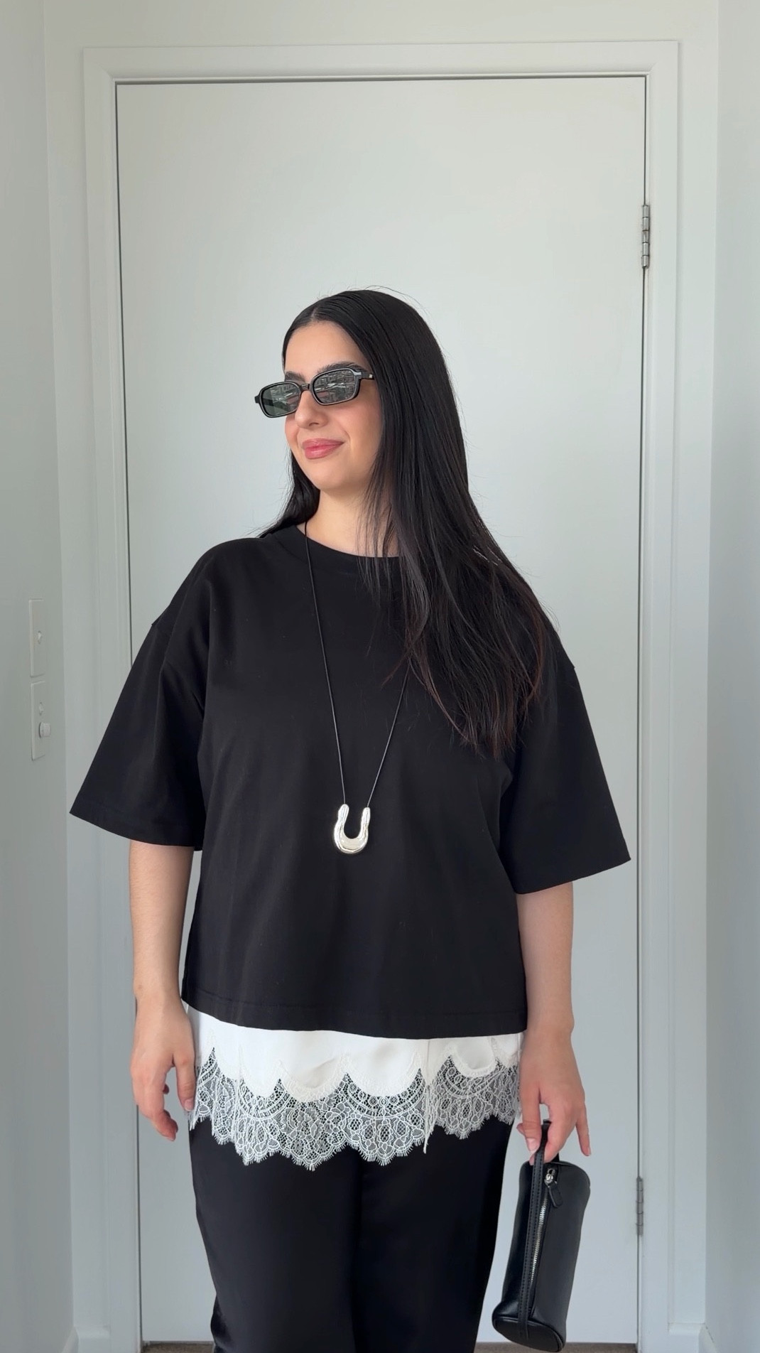 Will be wearing till further notice — black tee is dissh, white lace shirt is Zara!

#LTKmidsize #LTKstyletip #LTKaustralia